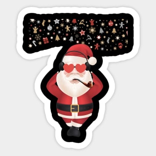 santa claus christmas Sticker